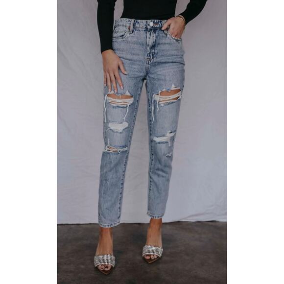 NWT BLANK NYC The Madison Crop High Rise "Late Night Out" Jeans - Picture 16 of 16